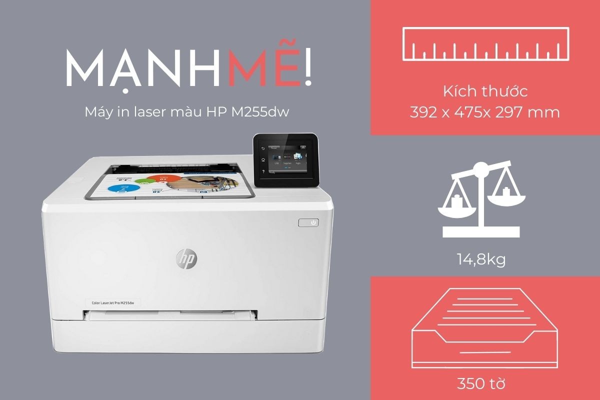 thiết kế máy in laser màu HP M255dw thiết kế máy in laser màu HP M255dw