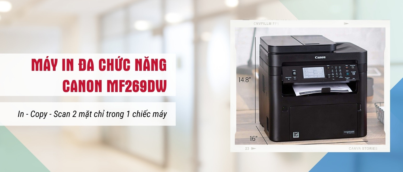 máy in đa chức năng Canon MF269dw