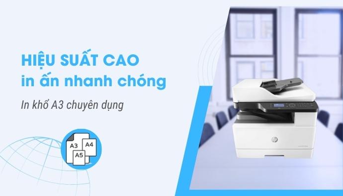 hiệu suất máy in A3 HP M438nda