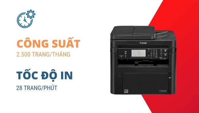 Công suất máy in đa chức năng Canon MF269dw