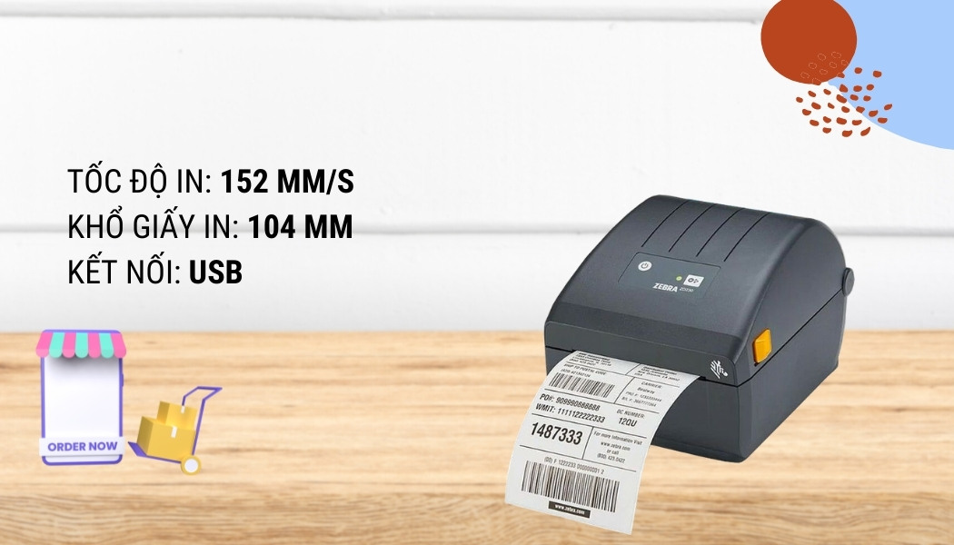 tính năng máy in mã vạch zebra zd230