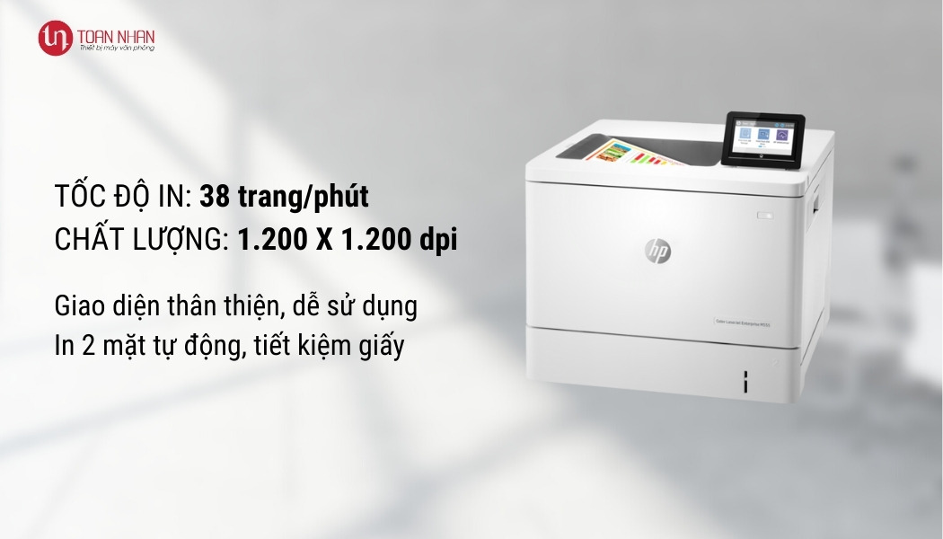tốc độ máy in laser màu HP M555dn