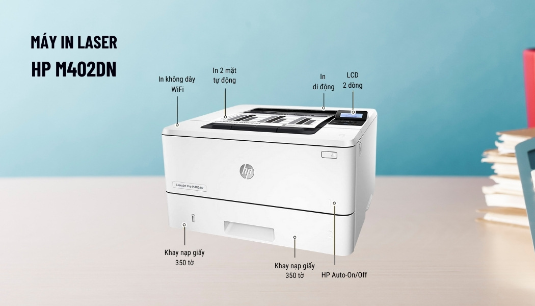 máy in laser HP M402dn