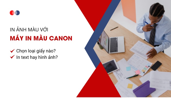 in ảnh với máy in màu laser Canon