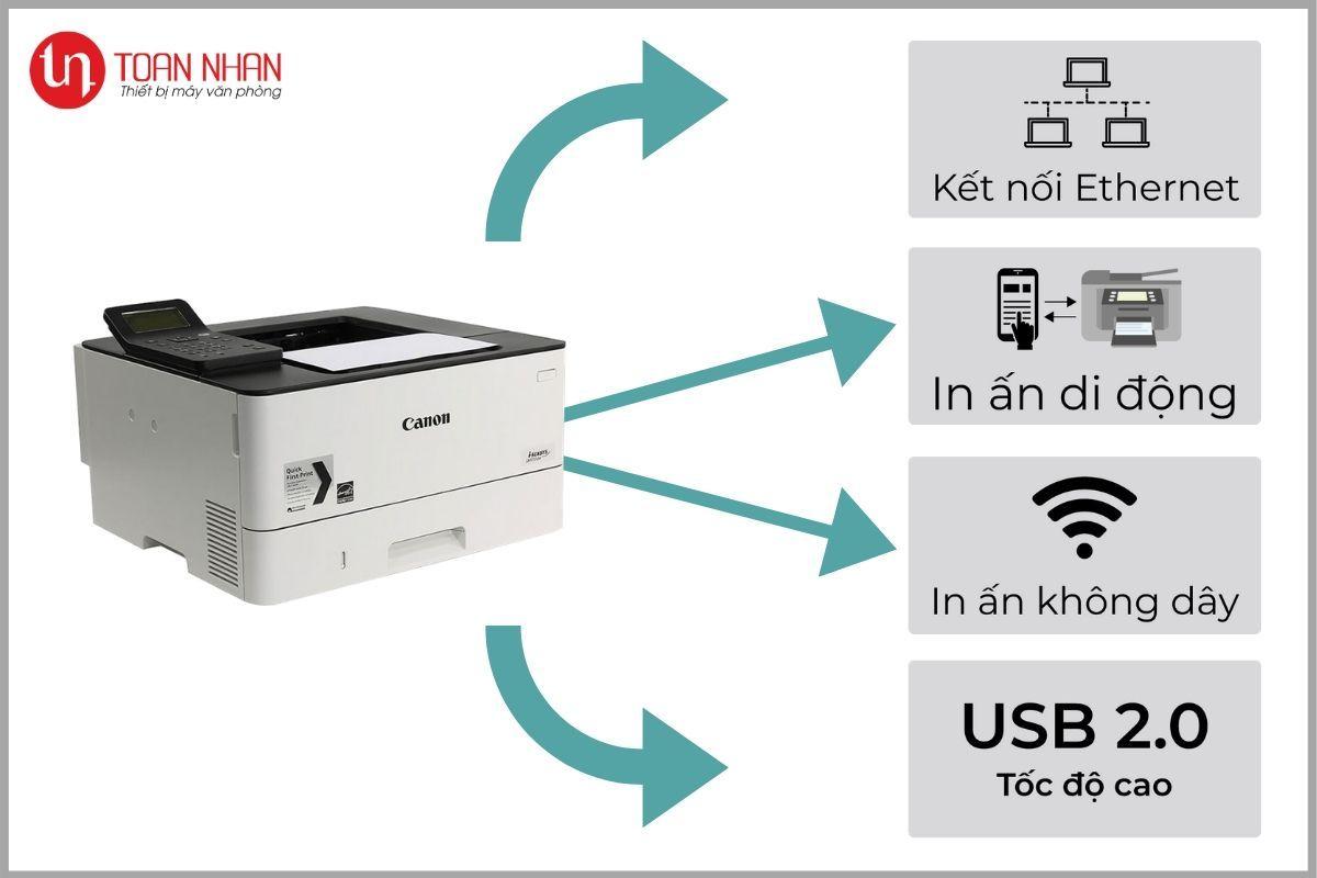 kết nối WiFi máy in laser Canon LBP226dw