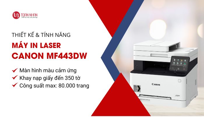 Thiết kế máy in laser Canon MF443dw