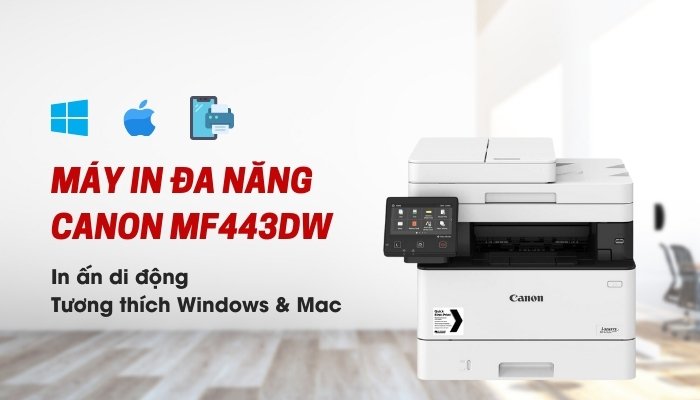 máy in laser Canon MF443dw in di động