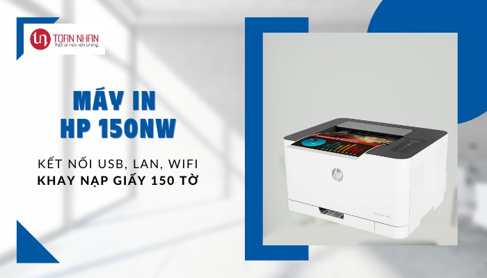 kết nói máy in HP color laser HP 150nw