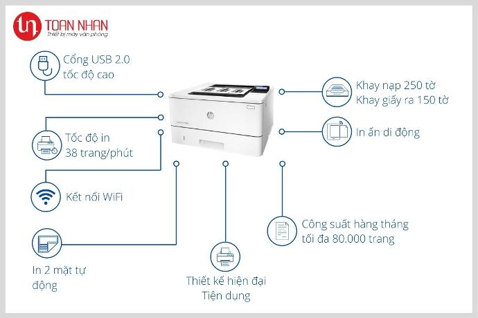 tính năng máy in HP M404dw