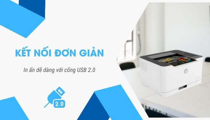 kết nối máy in HP Laser 150a
