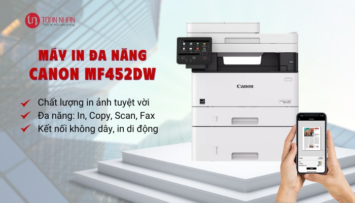 công suất máy in đa năng Canon MF452Dw