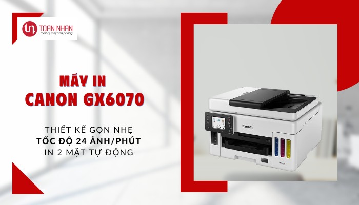 tốc độ máy in Canon GX6070