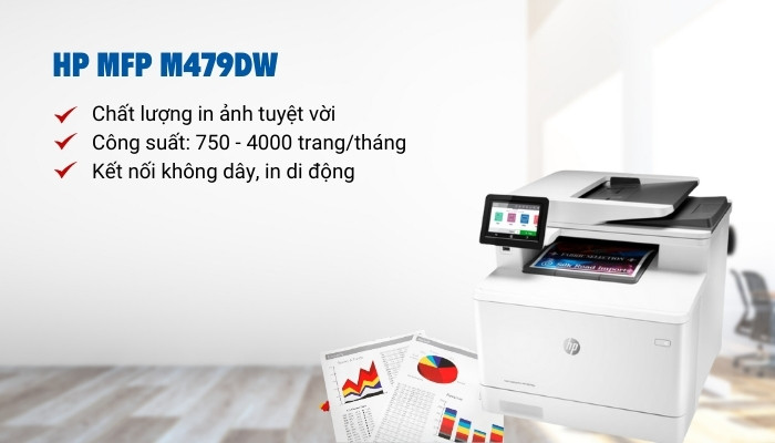 hiệu suất máy in laser màu HP M479Dw