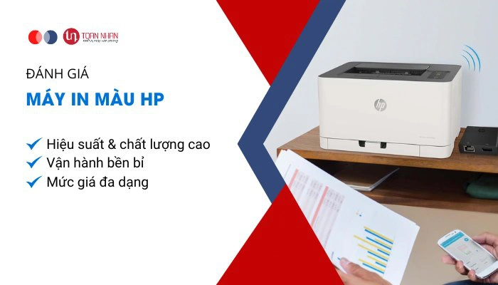 đánh giá máy in màu HP