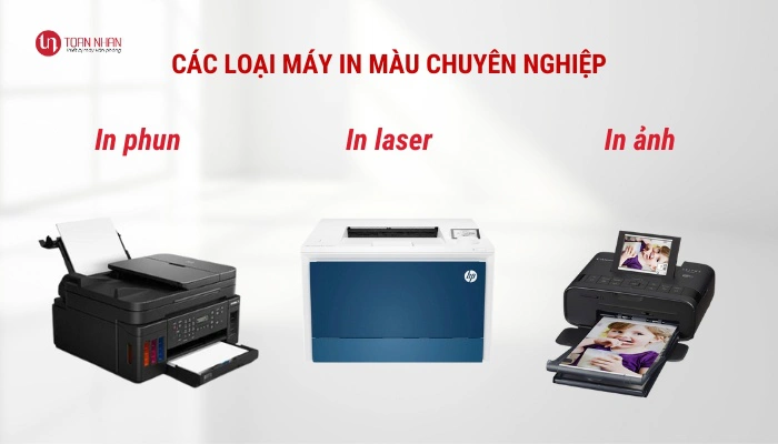 các loại máy in màu chuyên nghiệp