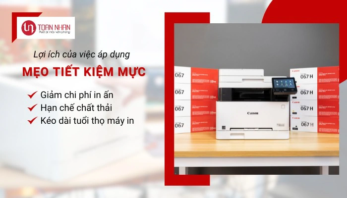 lợi ích mẹo tiết kiệm mực