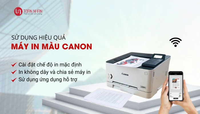 hướng dẫn sử dụng máy in màu Canon