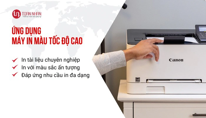 Ứng dụng máy in màu tốc độ cao