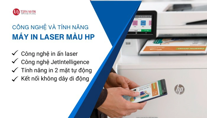 công nghệ và tính năng máy in laser màu HP