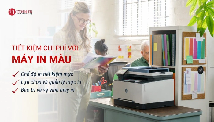 tiết kiệm chi phí với máy in màu