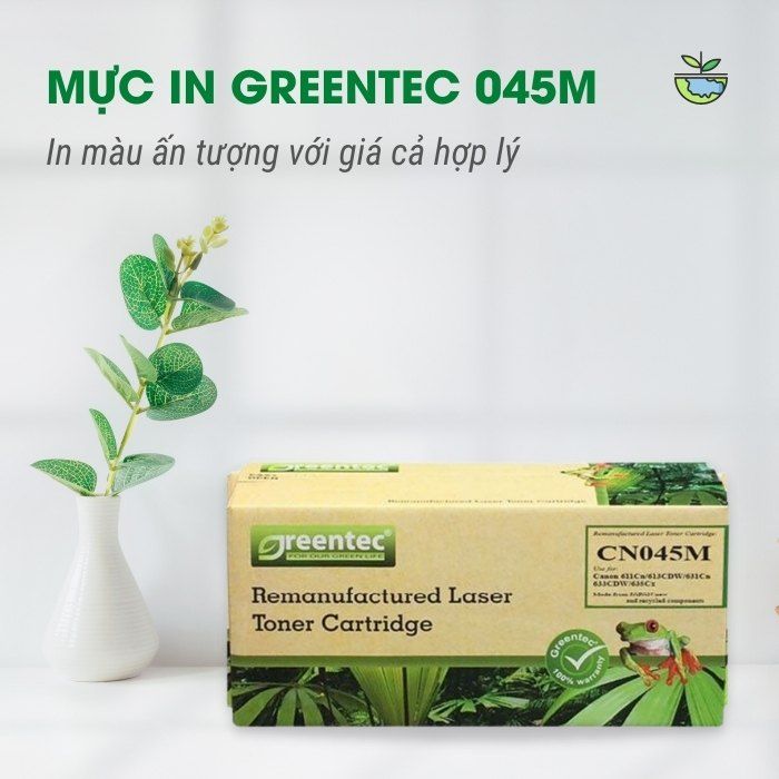 Mực in laser màu Greentec CN045M
