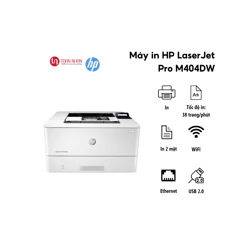 Máy in HP LaserJet Pro M404DW