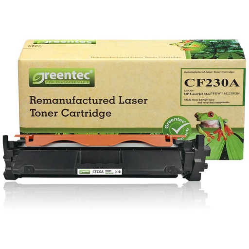 [CAR-GT-CF230A] Hộp mực thay thế Greentec HP CF230A (đen) hiệu suất cao, tương thích cho máy in HP 