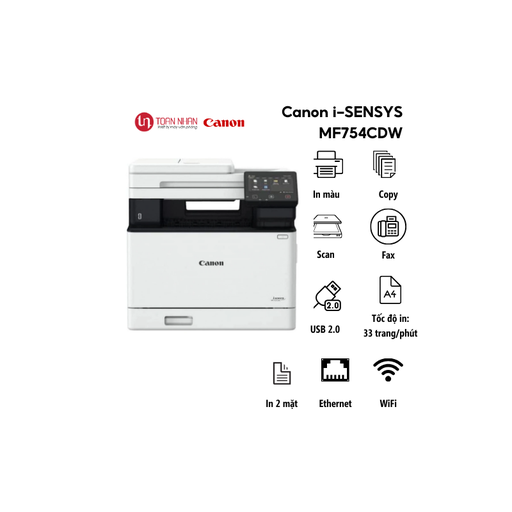 [PRT-CALC-MF754CDW] Máy in laser màu Canon i-SENSYS MF754Cdw