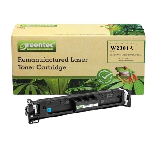 [CAR-GTHP-W2301A] Mực in laser màu Greentec HP 230A (Xanh) W2301A